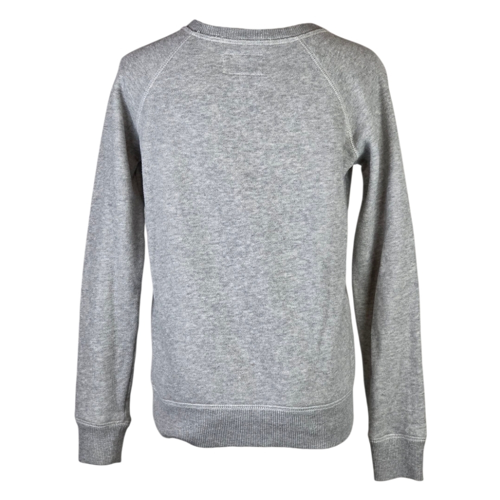 American Eagle Sequin Penguin Grey Sweatshirt XS Cute Cozy Winter Pullover - Picture 4 of 9